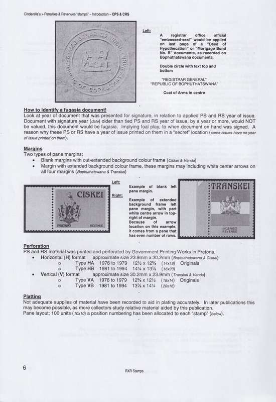 South African HOMELANDS Revenues and Penalties catalogue (2011) by Xavier Laubscher
